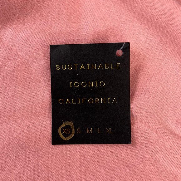 Skatie Womens Miley Hoodie Dress Pink Pockets Drawstring Long Sleeve XS New - Picture 11 of 11